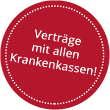 Verträge mit allen Krankenkassen!
